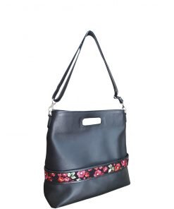 caprice multipurpose leather handbag