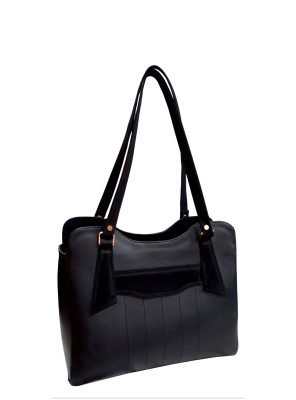 Black Tullip Handbag